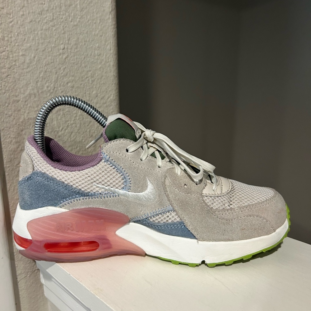 Nike Air Max Excee Running Shoes Womens Sz 5.5 White Pink Blue Grey CD5432-120 - Picture 3 of 9